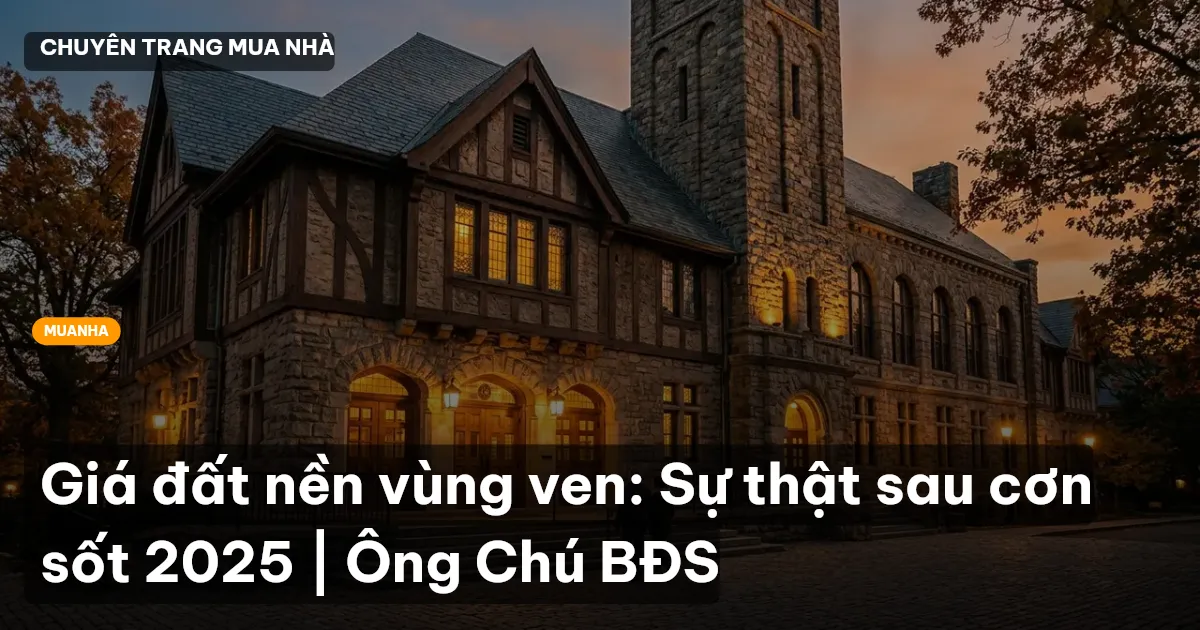 giá đất nền vùng ven
