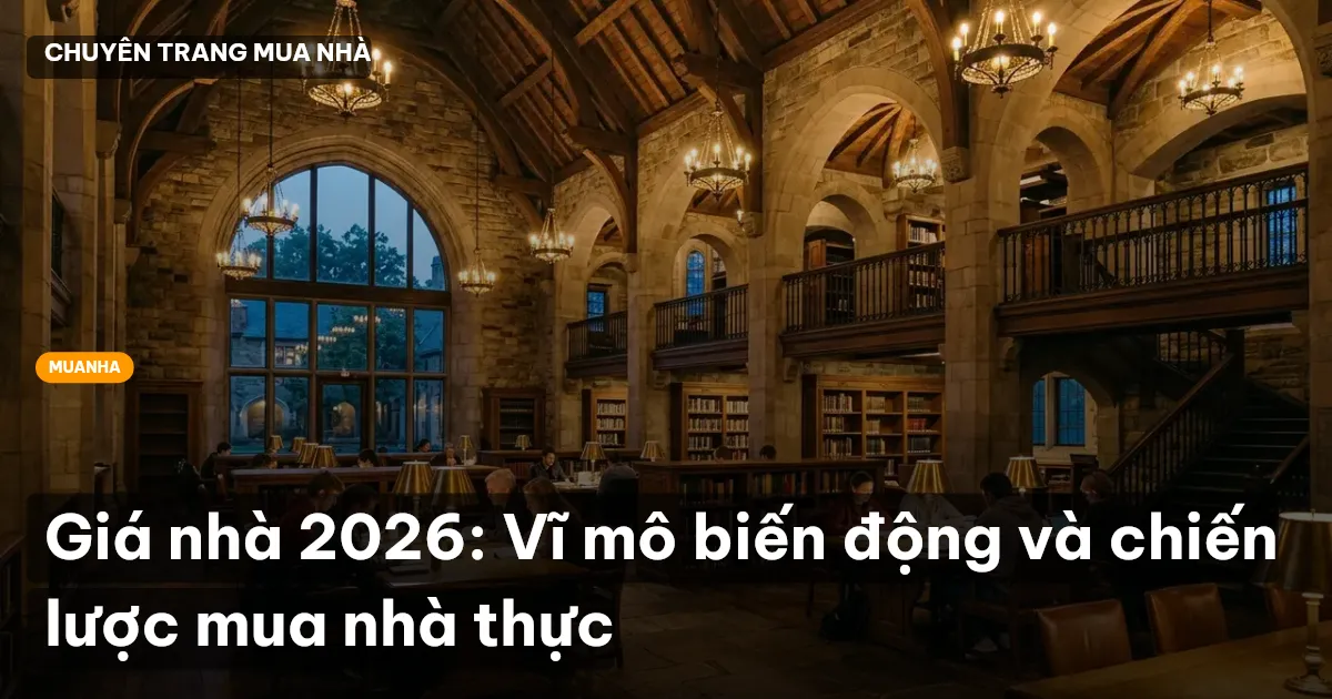 Giá nhà 2026: Vĩ mô biến động và chiến lược mua nhà thực