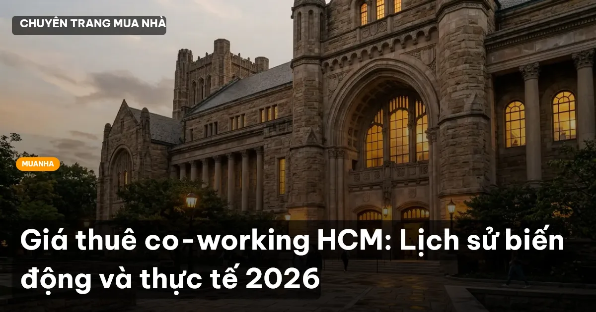 Giá thuê co-working HCM: Lịch sử biến động và thực tế 2026