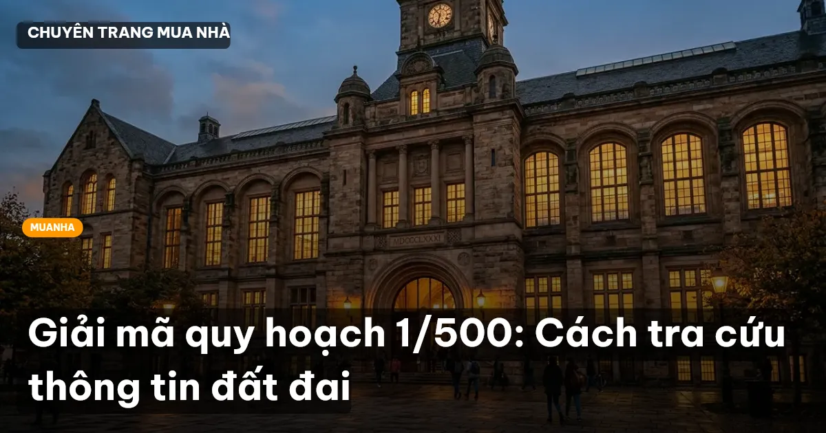 quy hoạch 1/500
