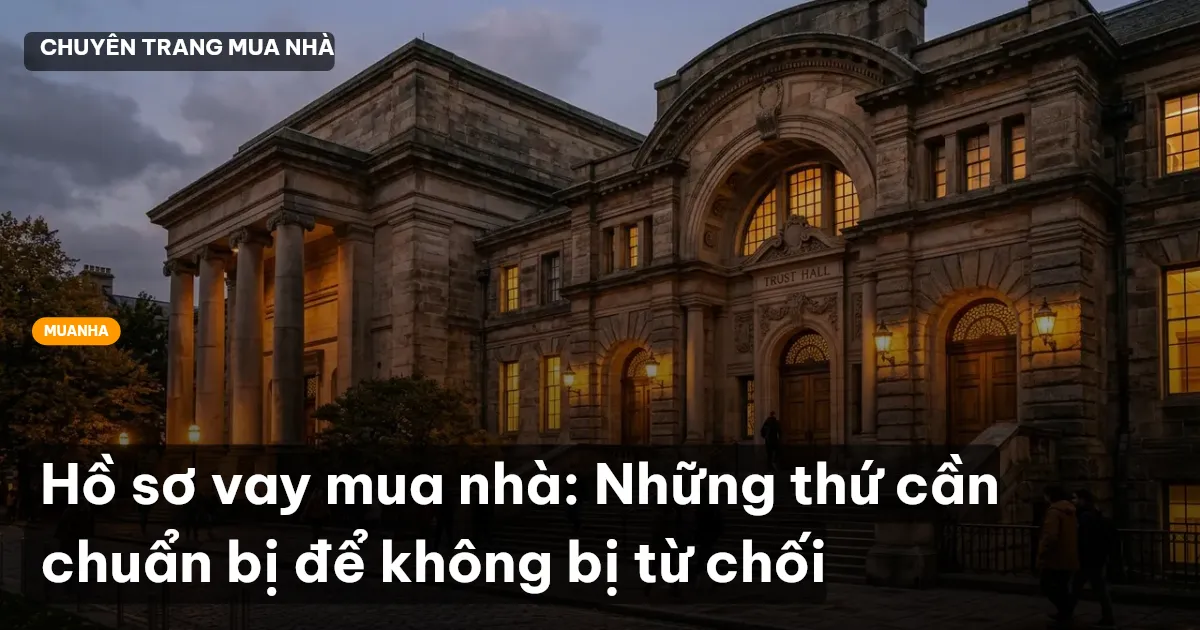 hồ sơ vay mua nhà