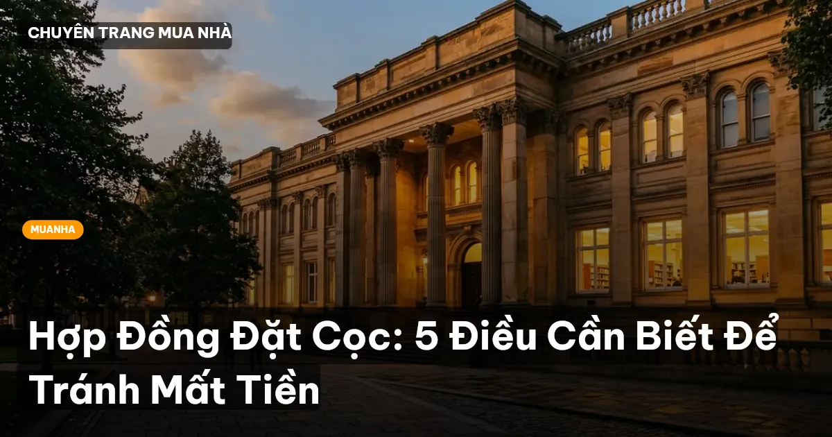 hợp đồng đặt cọc