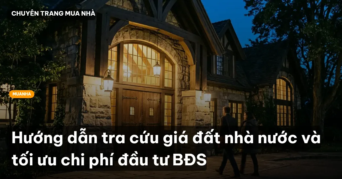 tra cứu giá đất nhà nước