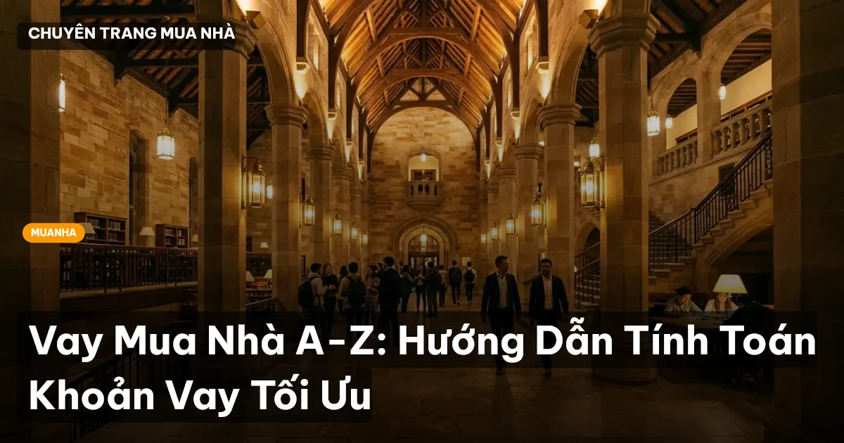 Vay Mua Nhà A-Z: Hướng Dẫn Tính Toán Khoản Vay Tối Ưu