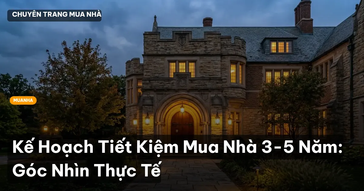 tiết kiệm mua nhà