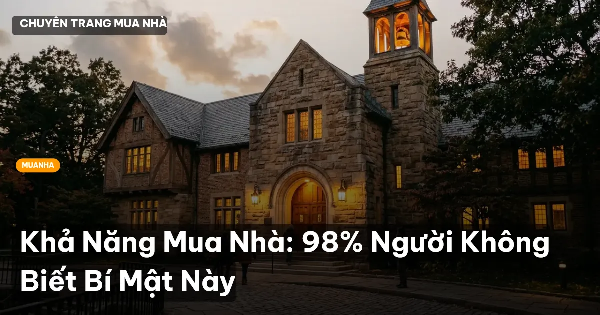 khả năng mua nhà
