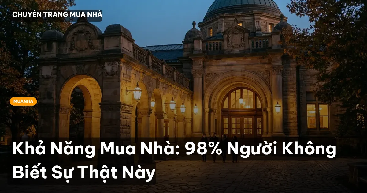 khả năng mua nhà