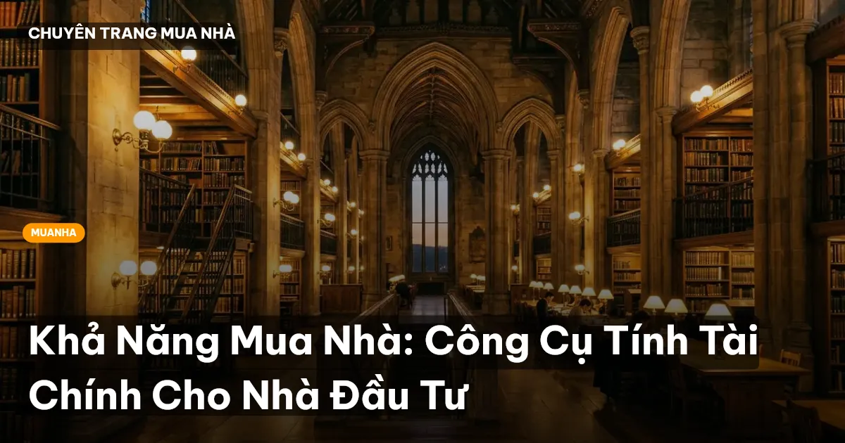 khả năng mua nhà
