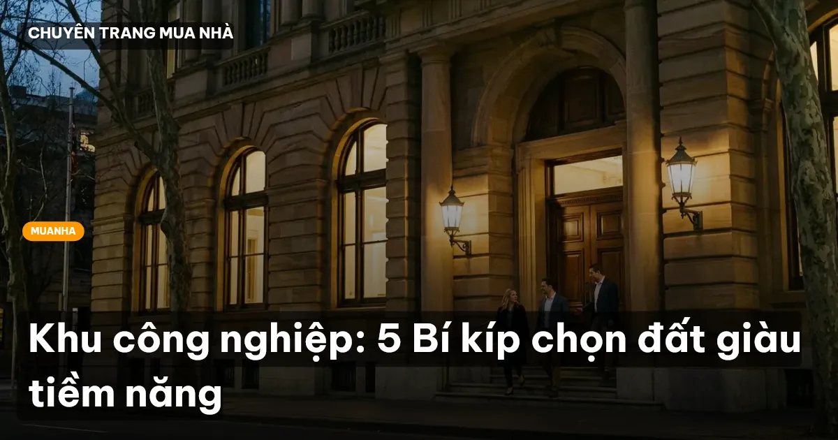 Khu công nghiệp: 5 Bí kíp chọn đất giàu tiềm năng
