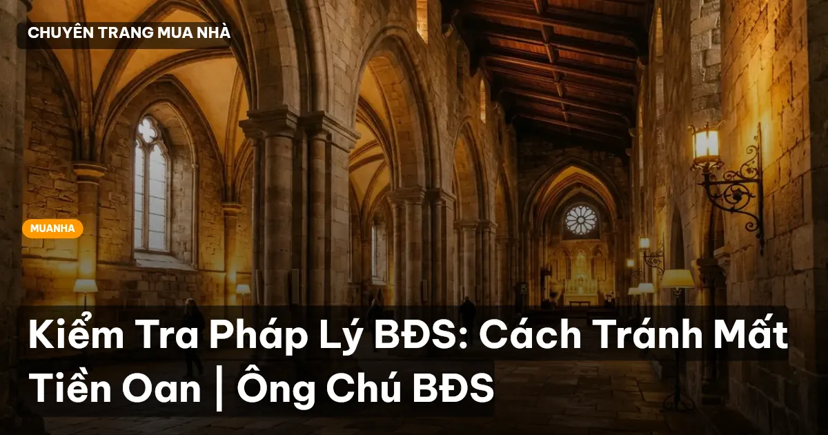 Kiểm Tra Pháp Lý BĐS: Cách Tránh Mất Tiền Oan | Ông Chú BĐS