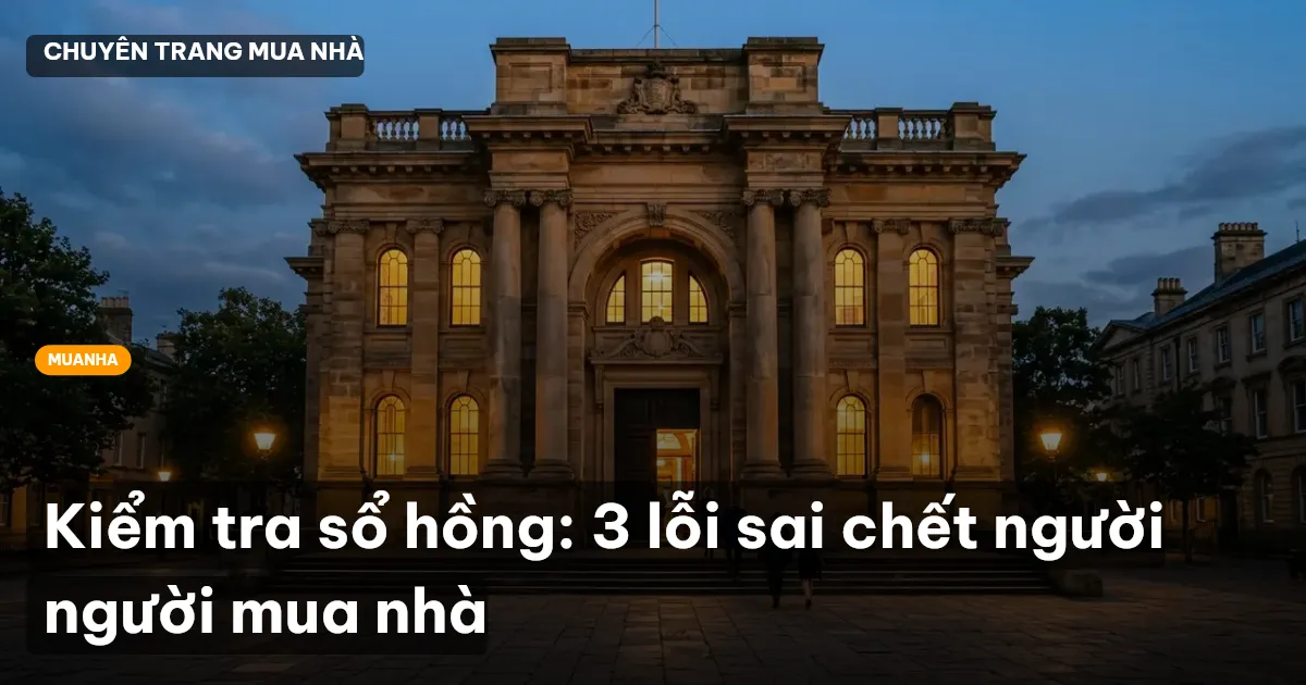 kiểm tra sổ hồng
