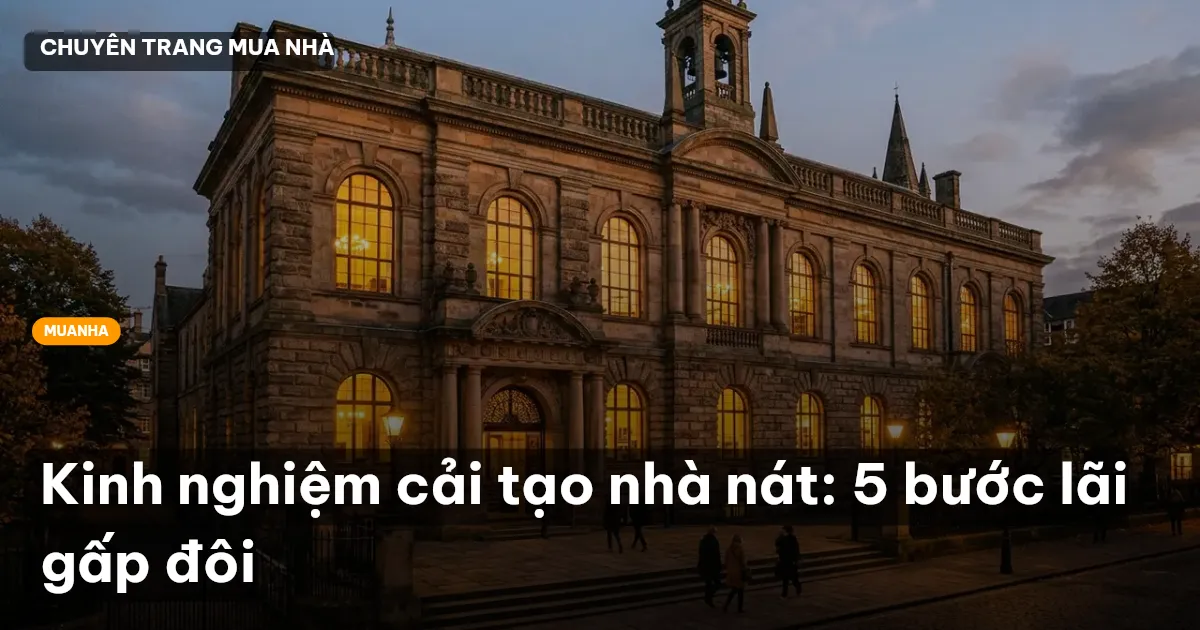 cải tạo nhà nát
