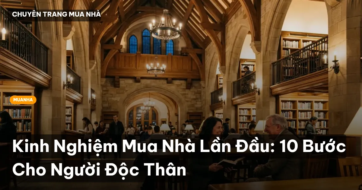 Kinh Nghiệm Mua Nhà Lần Đầu: 10 Bước Cho Người Độc Thân