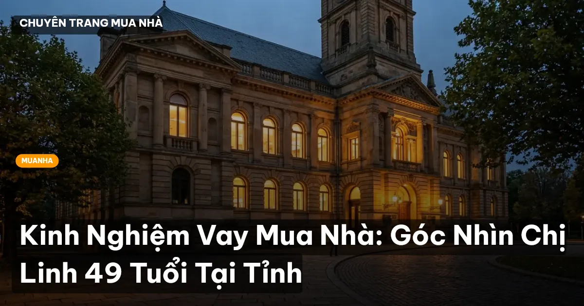 Kinh Nghiệm Vay Mua Nhà: Góc Nhìn Chị Linh 49 Tuổi Tại Tỉnh