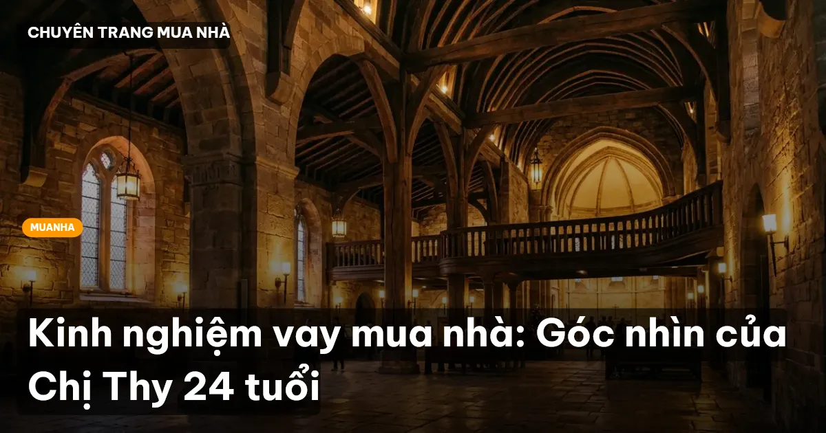 Kinh nghiệm vay mua nhà: Góc nhìn của Chị Thy 24 tuổi
