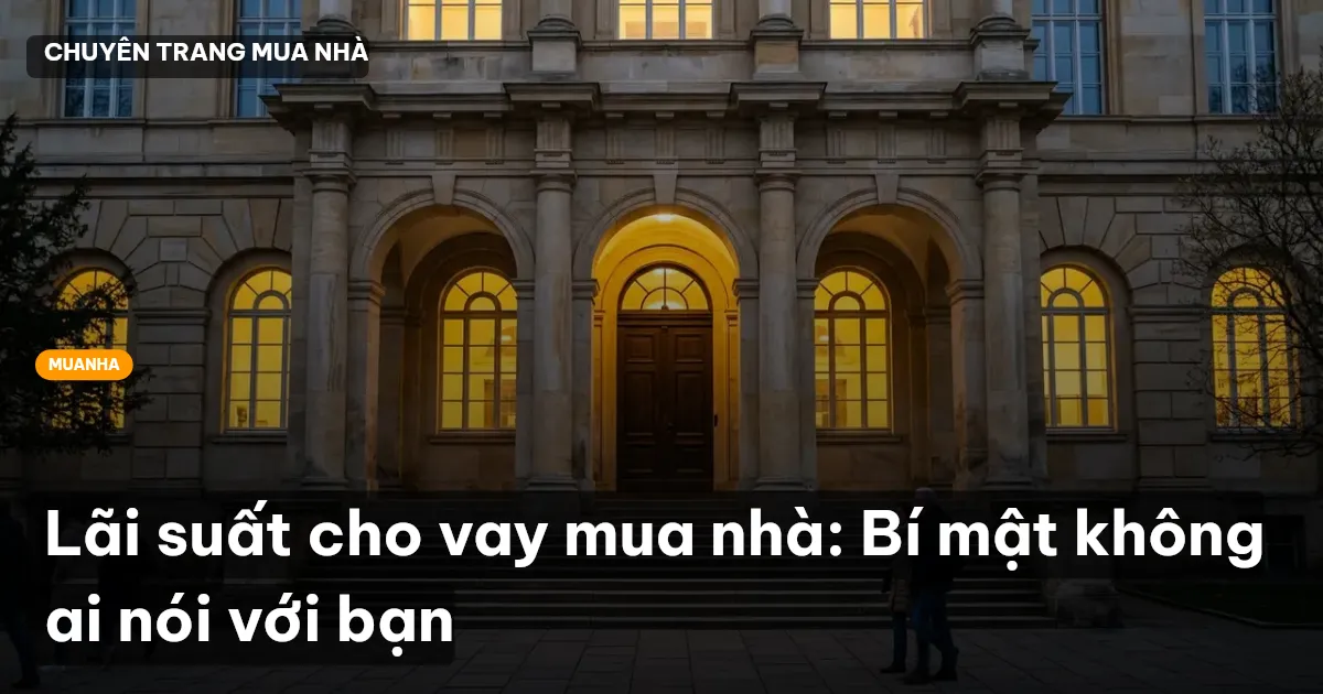 lãi suất cho vay mua nhà