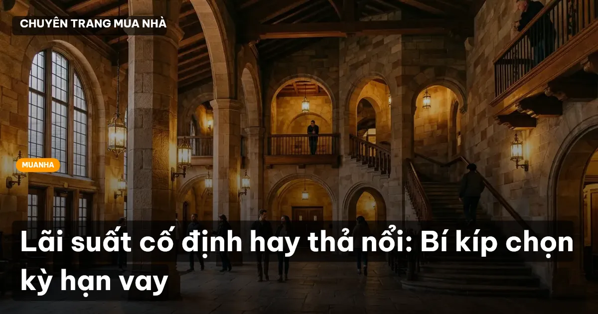 Lãi suất cố định hay thả nổi: Bí kíp chọn kỳ hạn vay