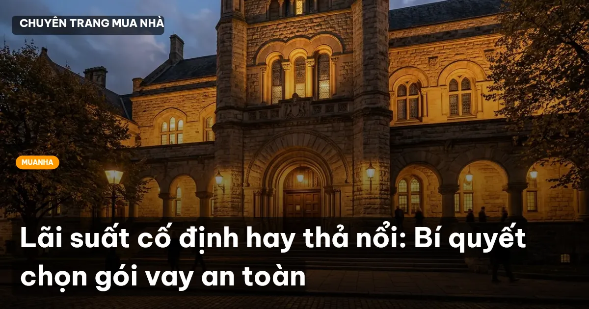 lãi suất vay mua nhà