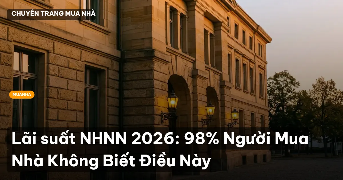 lãi suất vay mua nhà