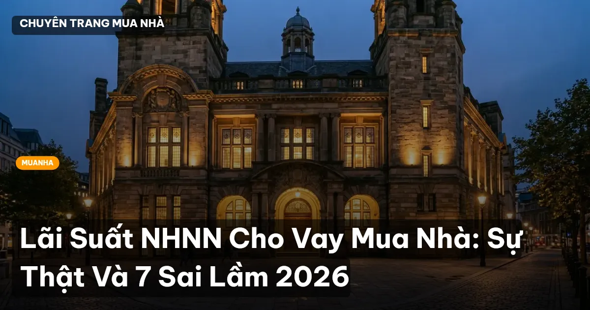 Lãi Suất NHNN Cho Vay Mua Nhà: Sự Thật Và 7 Sai Lầm 2026