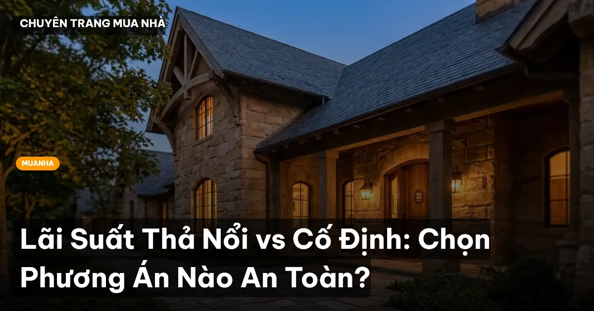 Lãi Suất Thả Nổi vs Cố Định: Chọn Phương Án Nào An Toàn?