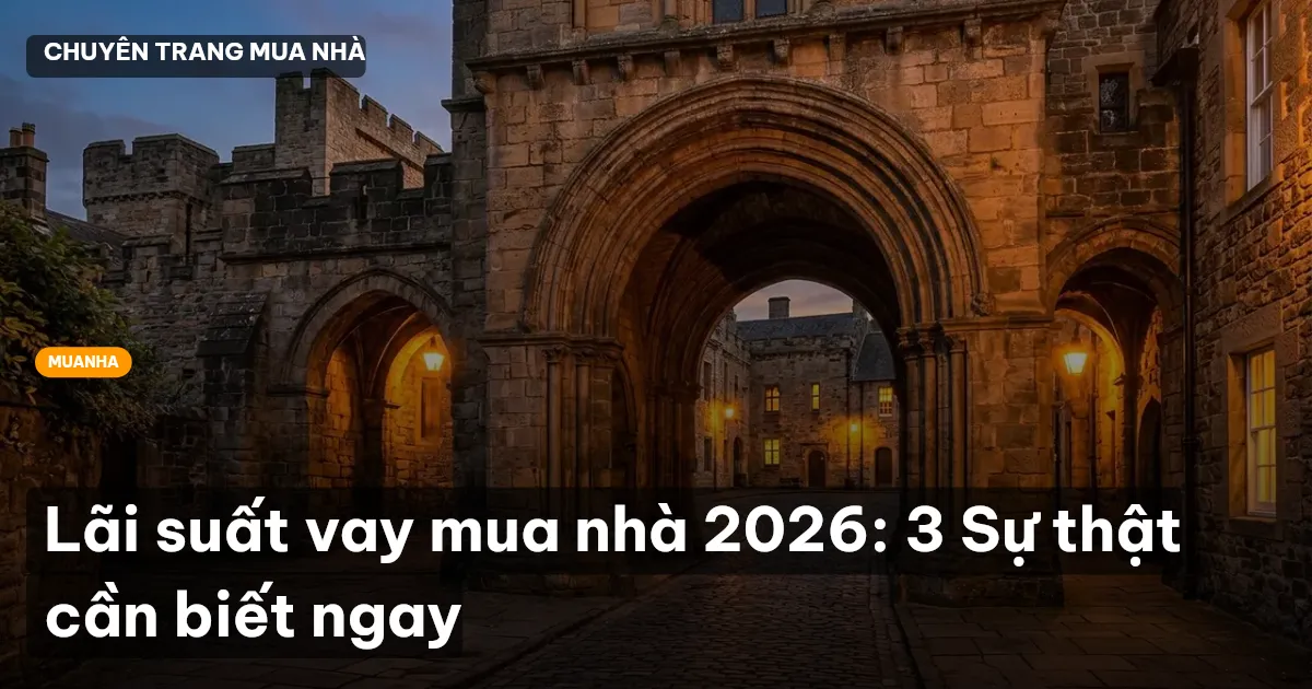 Lãi suất vay mua nhà 2026: 3 Sự thật cần biết ngay