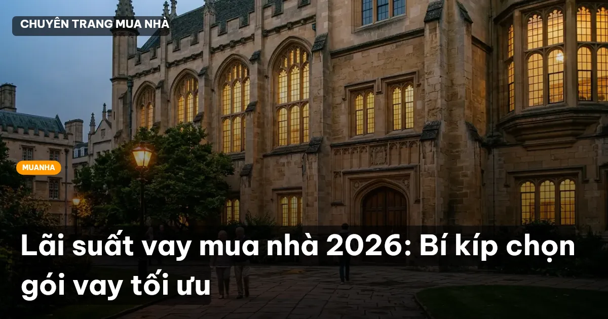 lãi suất vay mua nhà 2026
