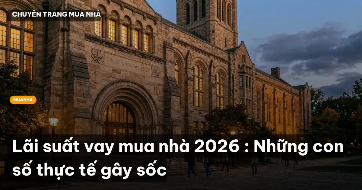 lãi suất vay mua nhà