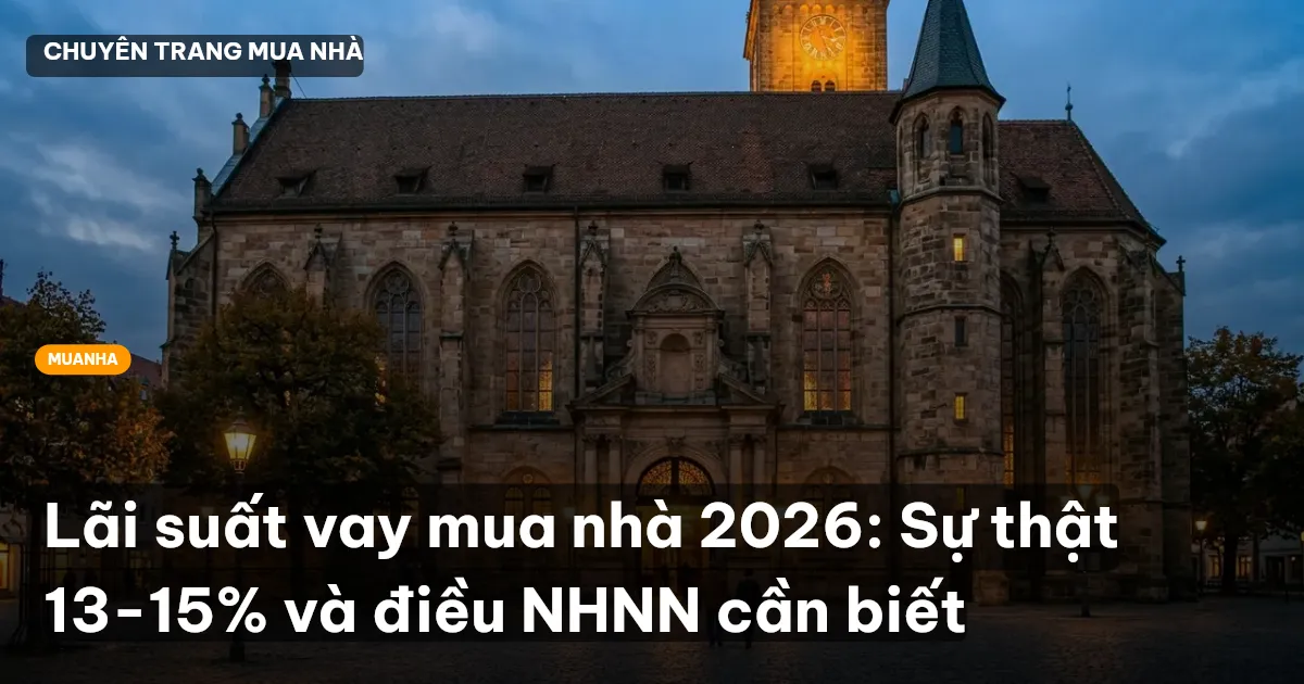 Lãi suất vay mua nhà 2026: Sự thật 13-15% và điều NHNN cần biết