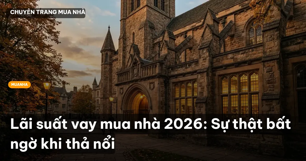 lãi suất vay mua nhà 2026