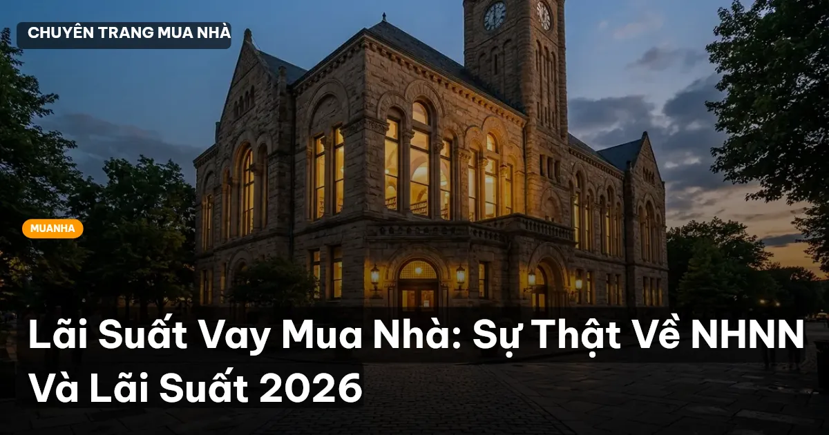 Lãi Suất Vay Mua Nhà: Sự Thật Về NHNN Và Lãi Suất 2026