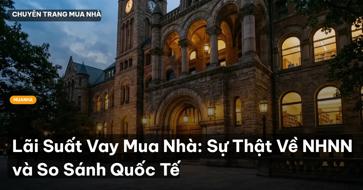 Lãi Suất Vay Mua Nhà: Sự Thật Về NHNN và So Sánh Quốc Tế