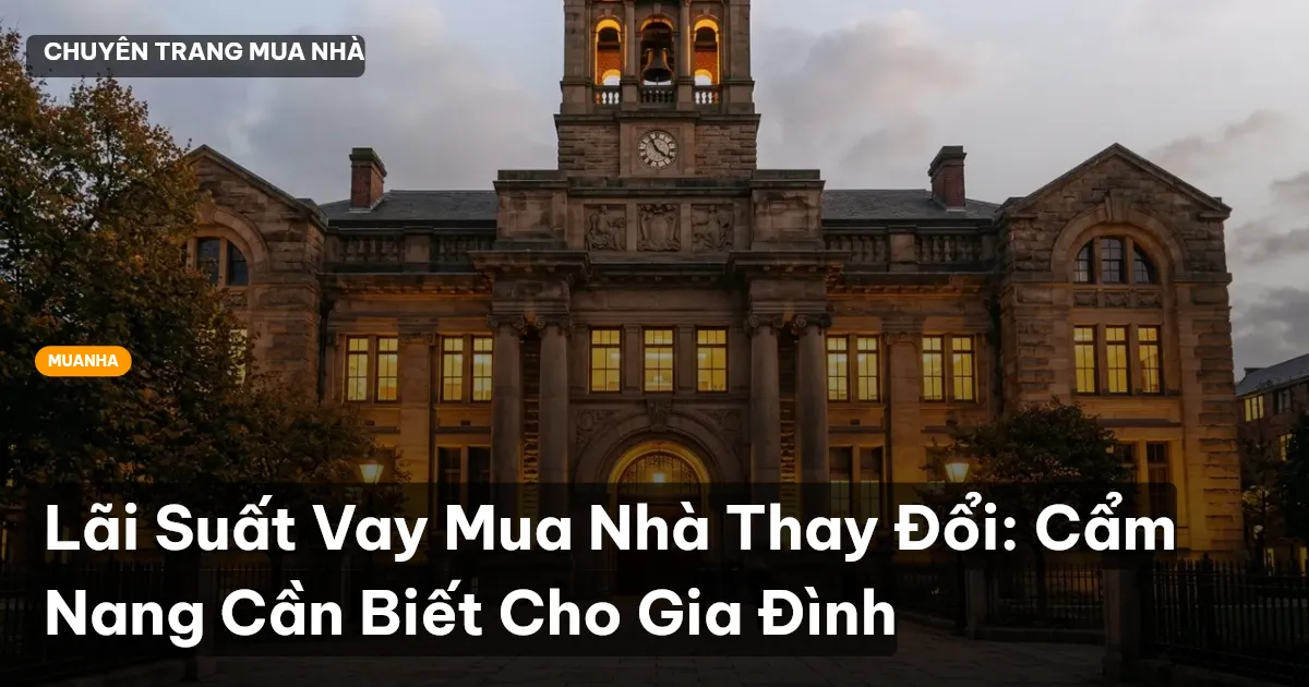Lãi Suất Vay Mua Nhà Thay Đổi: Cẩm Nang Cần Biết Cho Gia Đình