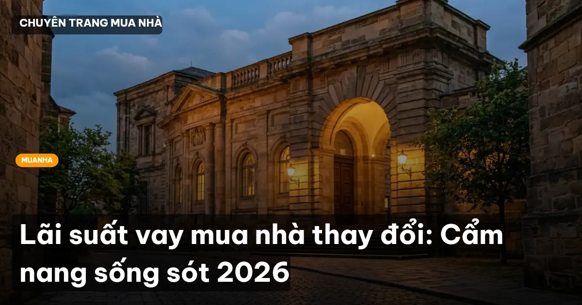 Lãi suất vay mua nhà thay đổi: Cẩm nang sống sót 2026