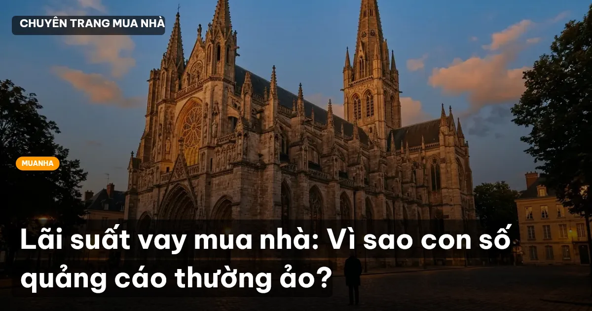 Lãi suất vay mua nhà: Vì sao con số quảng cáo thường ảo?