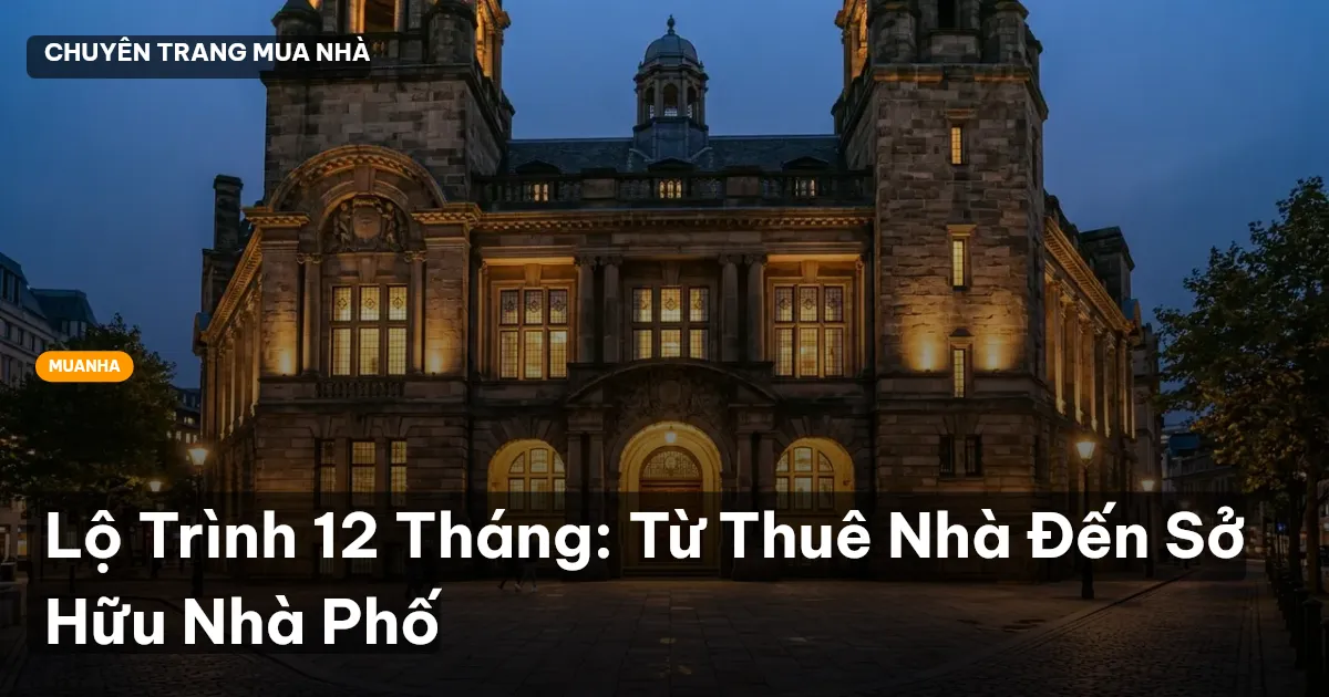 Lộ Trình 12 Tháng: Từ Thuê Nhà Đến Sở Hữu Nhà Phố