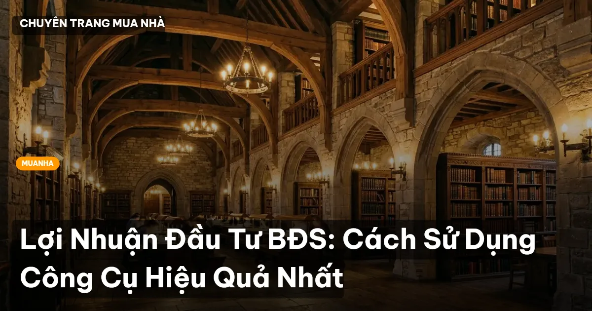 lợi nhuận đầu tư BĐS