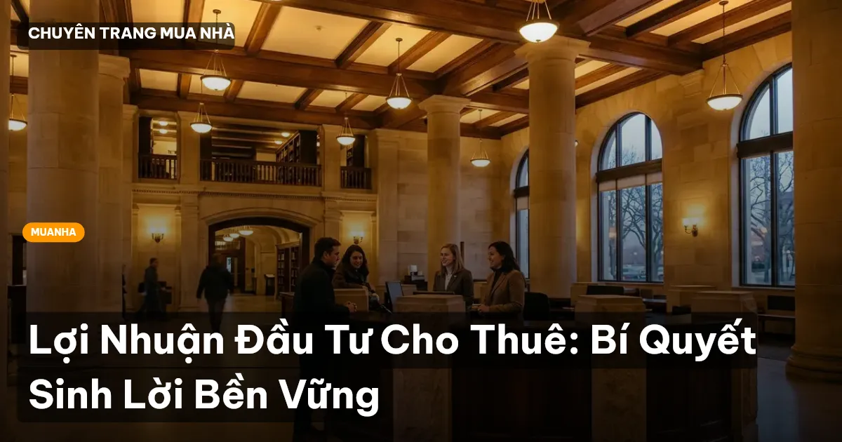 đầu tư cho thuê