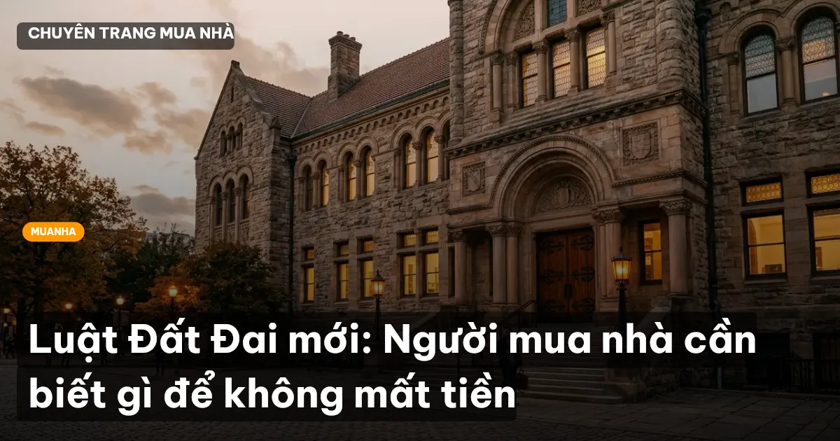 Luật Đất Đai mới: Người mua nhà cần biết gì để không mất tiền