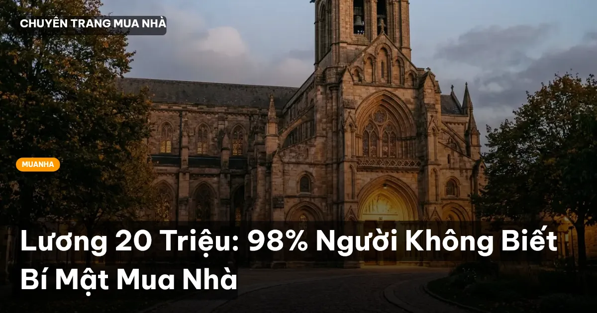mua nhà lương 20 triệu