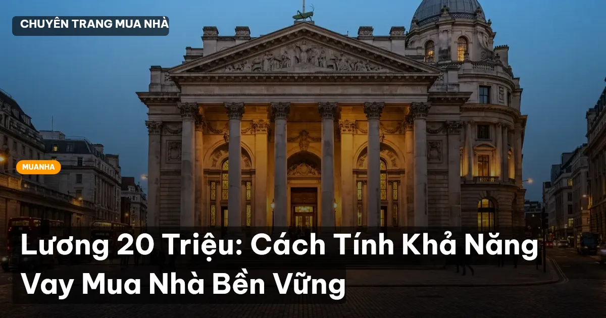 tính khả năng trả nợ vay mua nhà