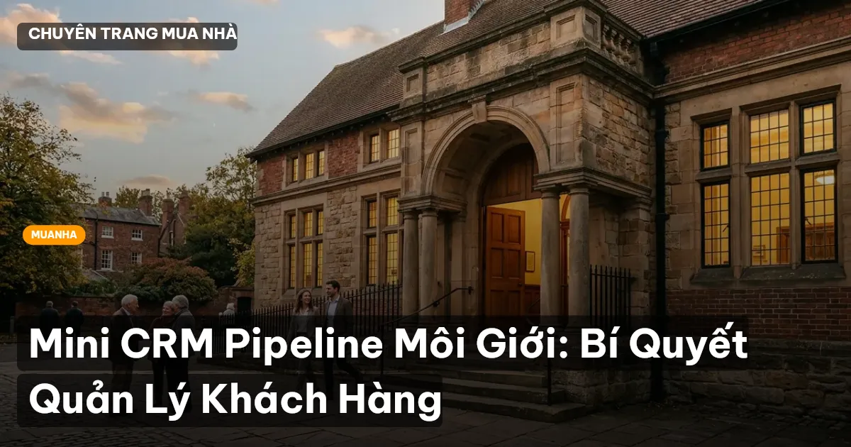 Mini CRM Pipeline Môi Giới: Bí Quyết Quản Lý Khách Hàng