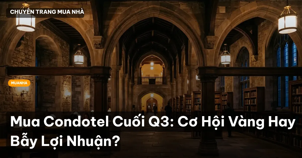 Mua Condotel Cuối Q3: Cơ Hội Vàng Hay Bẫy Lợi Nhuận?