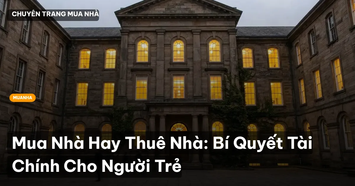 Mua Nhà Hay Thuê Nhà: Bí Quyết Tài Chính Cho Người Trẻ