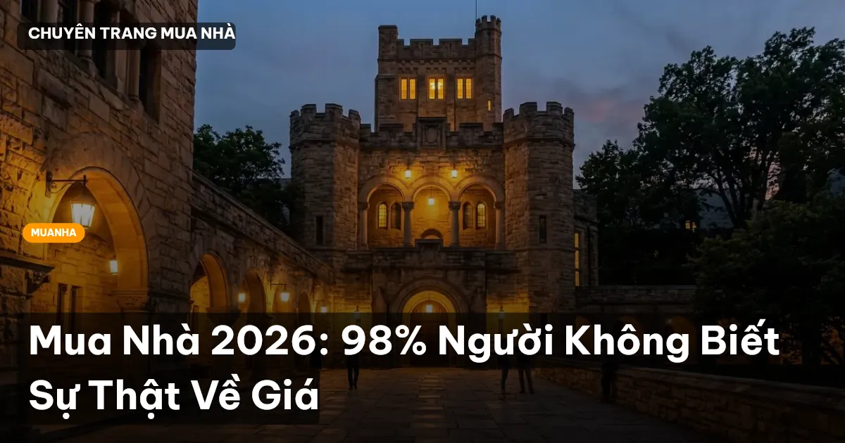 Mua Nhà 2026: 98% Người Không Biết Sự Thật Về Giá
