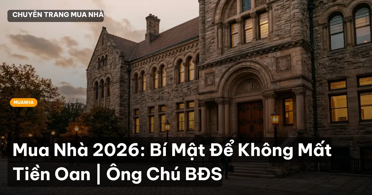 Mua Nhà 2026: Bí Mật Để Không Mất Tiền Oan | Ông Chú BĐS