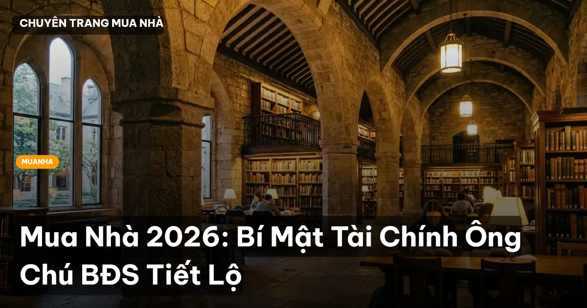 Mua Nhà 2026: Bí Mật Tài Chính Ông Chú BĐS Tiết Lộ