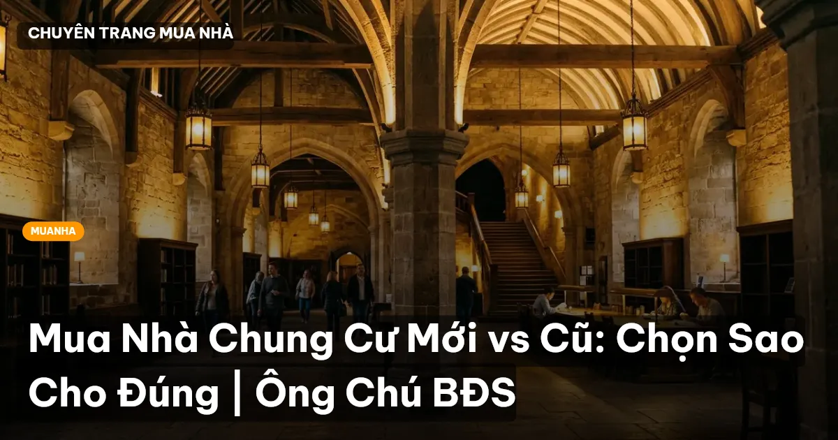 Mua Nhà Chung Cư Mới vs Cũ: Chọn Sao Cho Đúng | Ông Chú BĐS