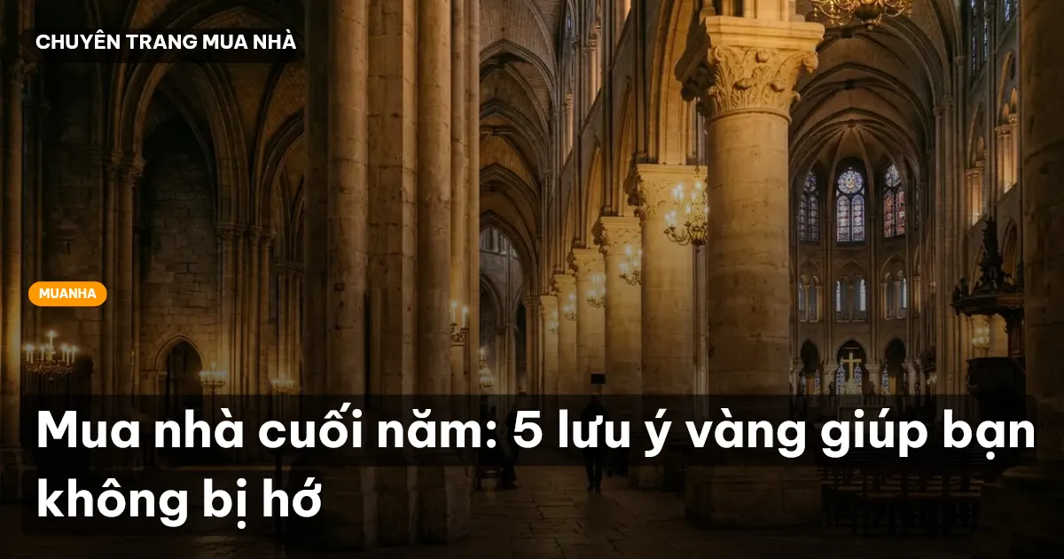 mua nhà cuối năm