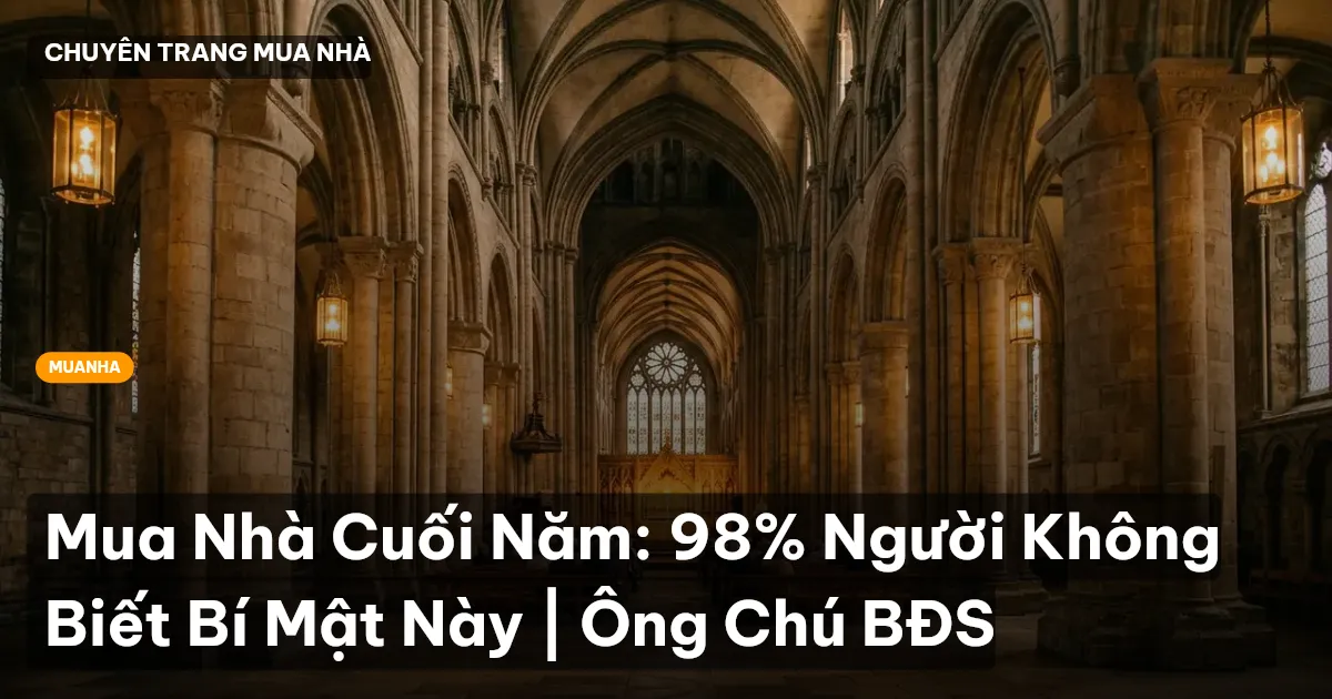 mua nhà cuối năm